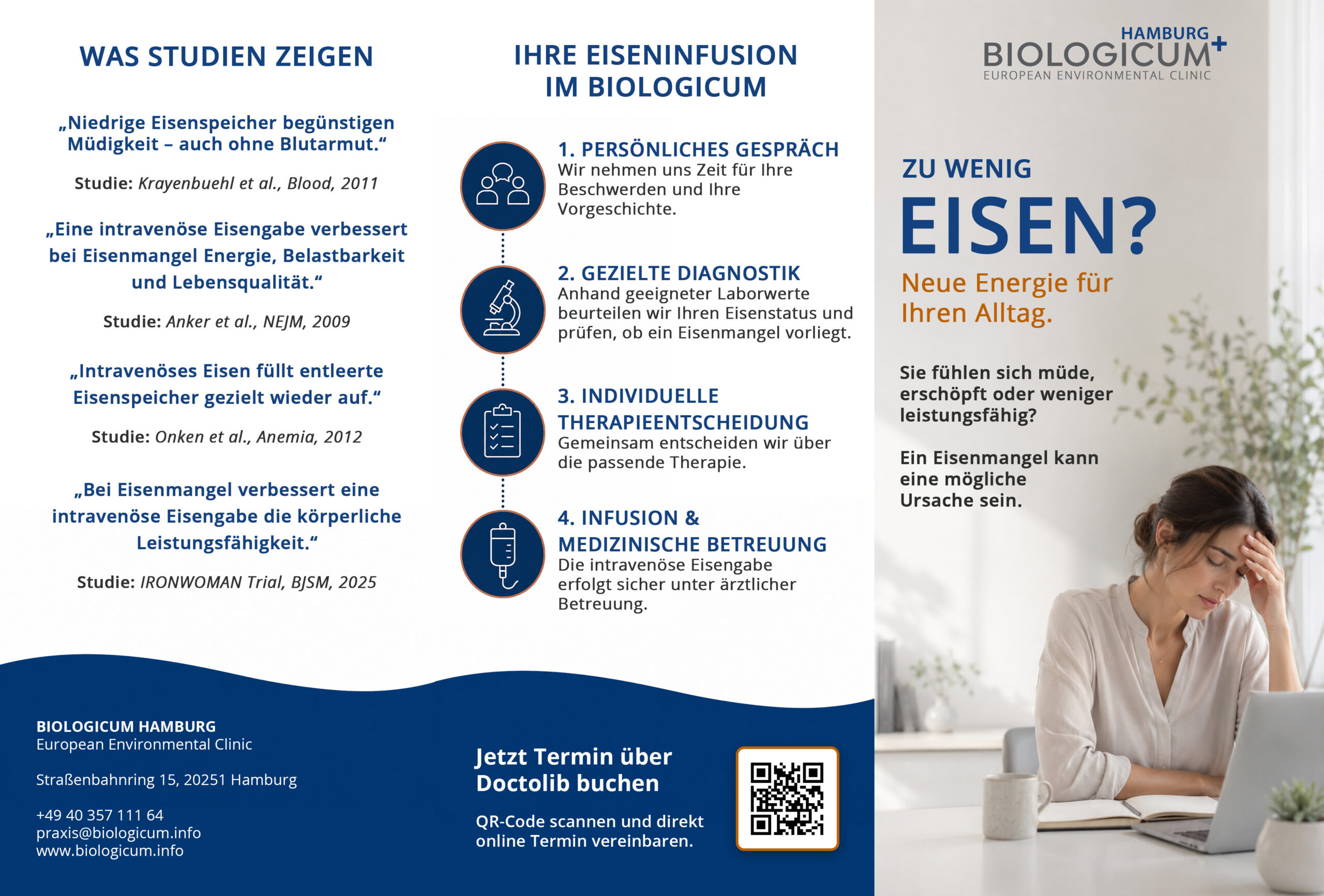 Flyer Eiseninfusion Front + Außen Variante 1